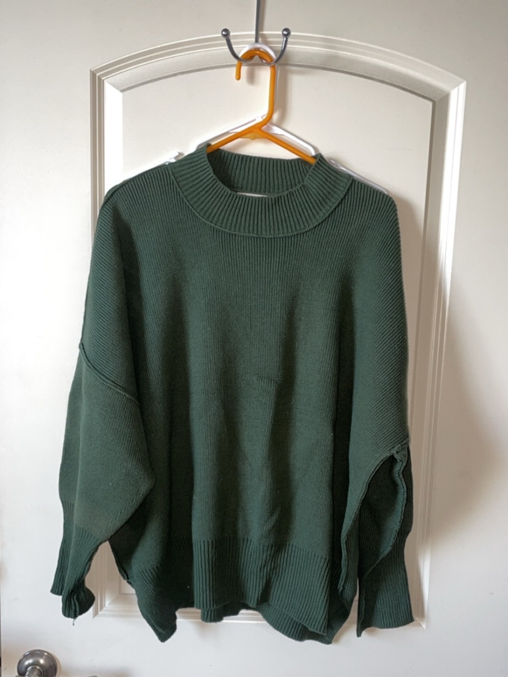 Boutique Oversized Women's Sweater - Forest Green